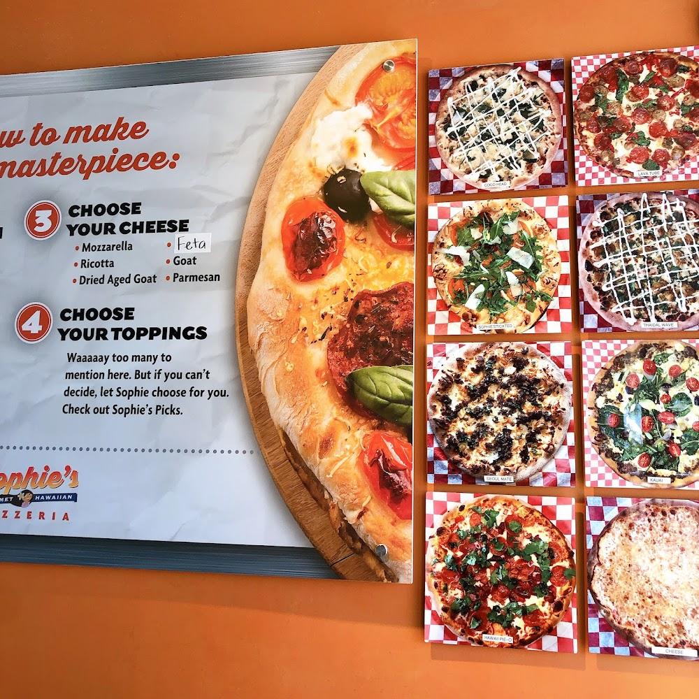 Sophie's Gourmet Hawaiian Pizzeria Menu image 3